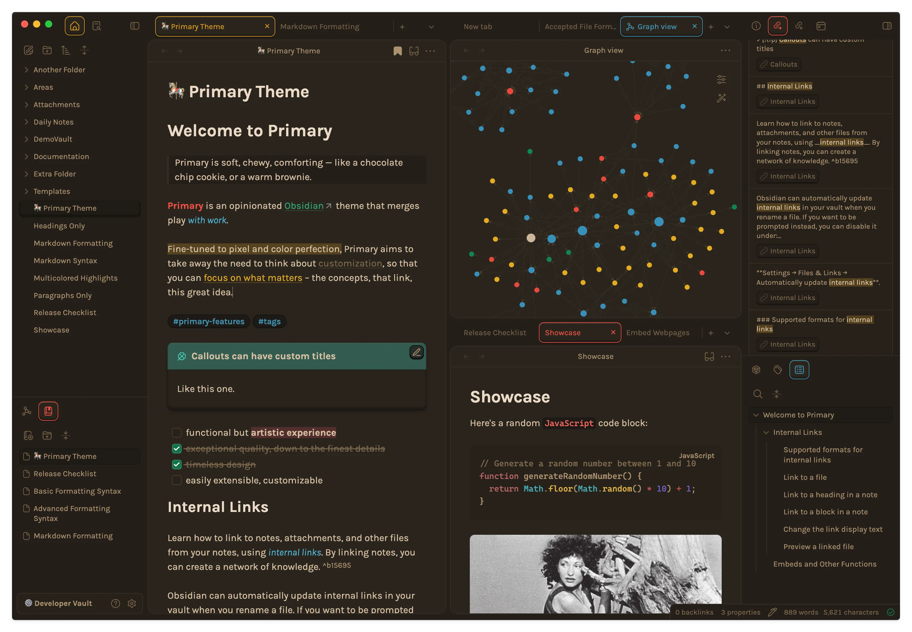 Karla for Primary in Dark Mode